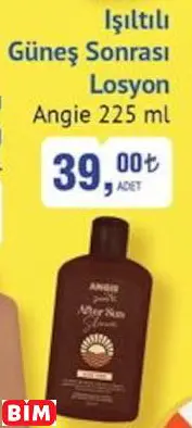 ANGİE  IŞILTILI GÜNEŞ SONRASI LOSYON